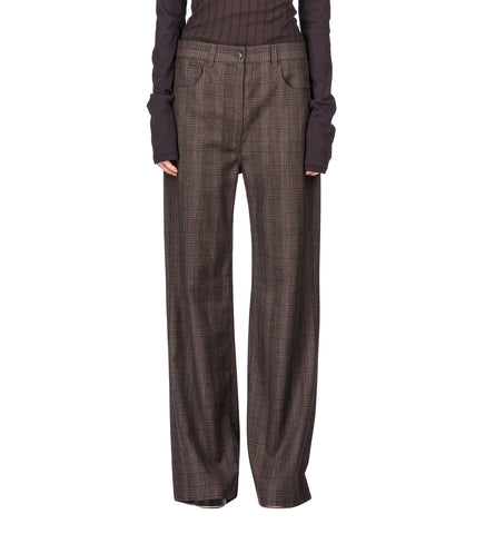 POLTANA MOULINE WO BLEND BROWN/BLACK