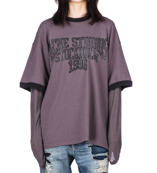 EDRA DOUBLE COLLEGE DARK PURPLE/BLACK
