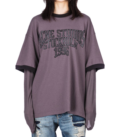 EDRA DOUBLE COLLEGE DARK PURPLE/BLACK