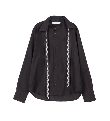 SCARF SHIRT V2 BLACK