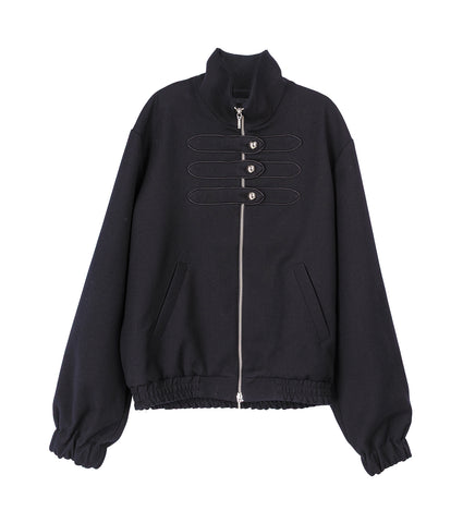 DRUMMER HIGH-NECK JACKET DARK GREY/BLACK