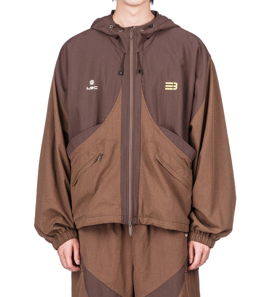 ROVER WINDBREAKER JACKET COCO BROWN
