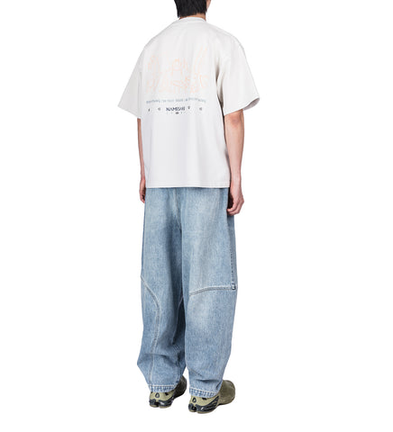 SAVA OVERSIZED PLAYGROUND TEE CANNOLI CREAM