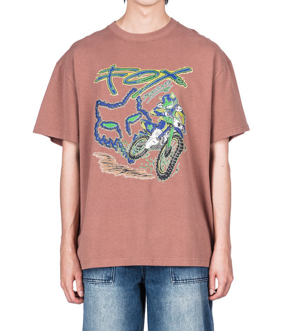 RACING T-SHIRT BROWN