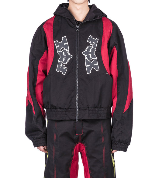 HOODED JACKET BLACK