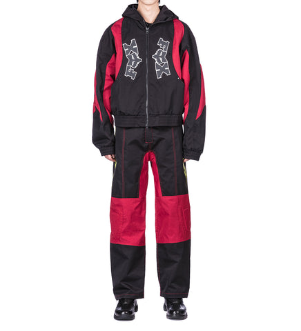 HOODED JACKET BLACK
