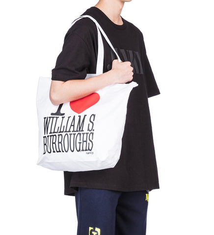 BURROUGHS TOTE BAG WHITE