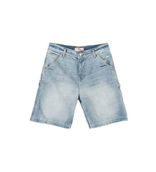 DENIM CARPENTER SHORT WASHED INDIGO