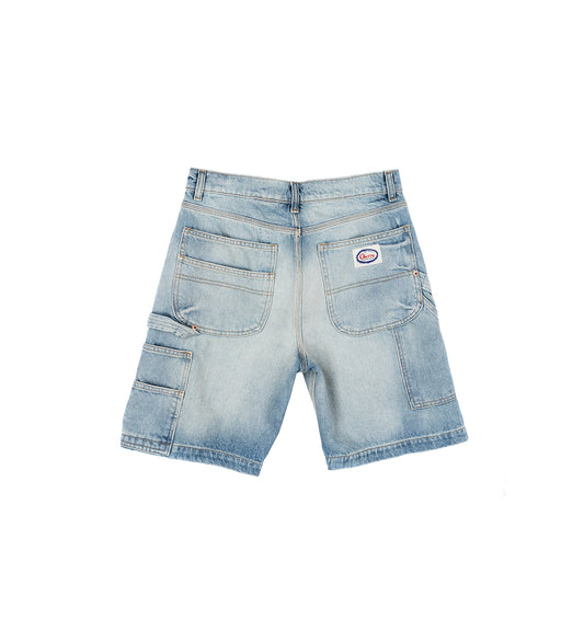 DENIM CARPENTER SHORT WASHED INDIGO