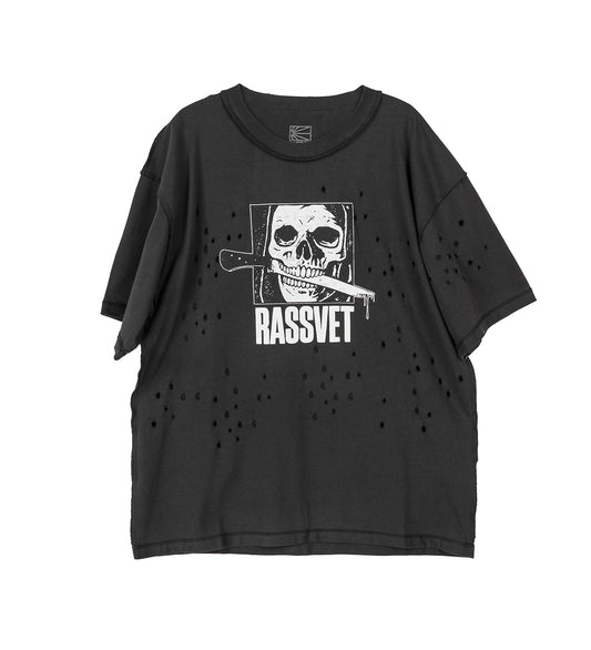 SLASHER TEE SHIRT BLACK