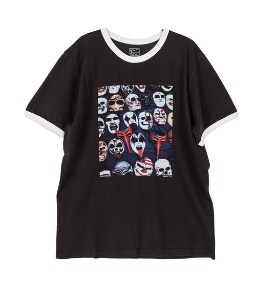 CDMX RINGER TEE SHIRT BROWN