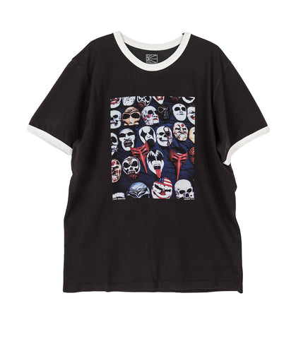 CDMX RINGER TEE SHIRT BROWN