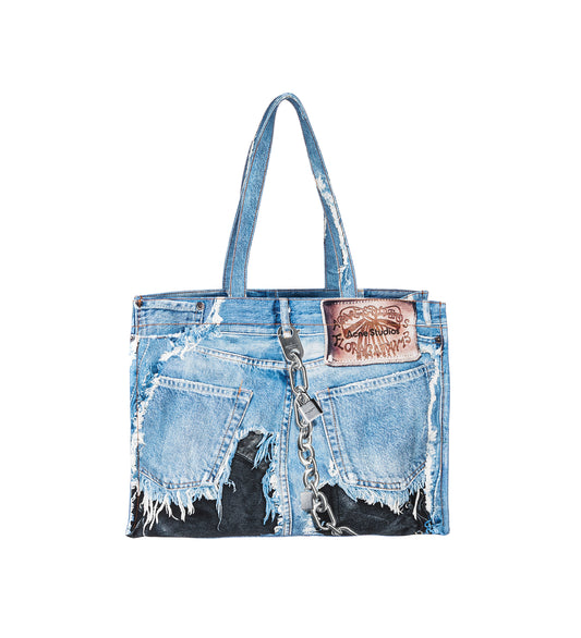 LOGO SHOPPER EW NEW TLO SKELETON MID BLUE