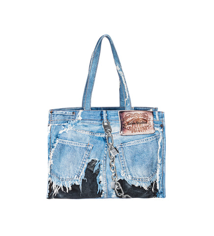 LOGO SHOPPER EW NEW TLO SKELETON MID BLUE