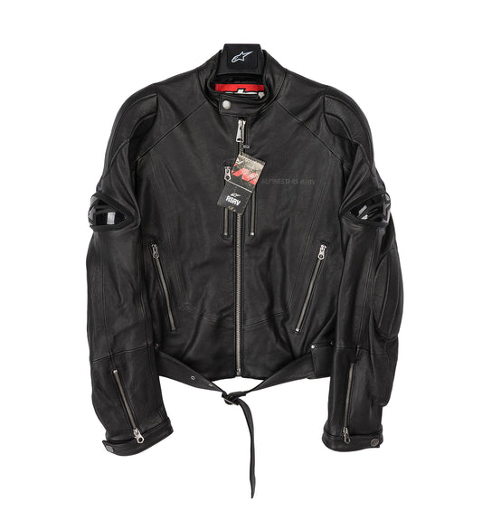 VICTORY LEATHER JACKET BLACK