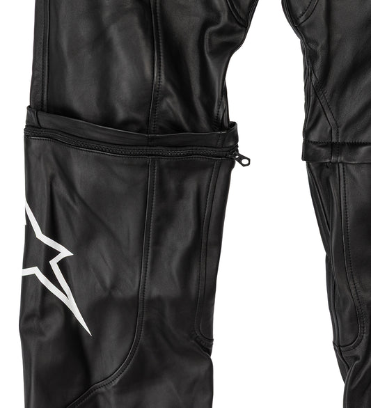 2.0 NEO BAT LEATHER PANTS BLACK