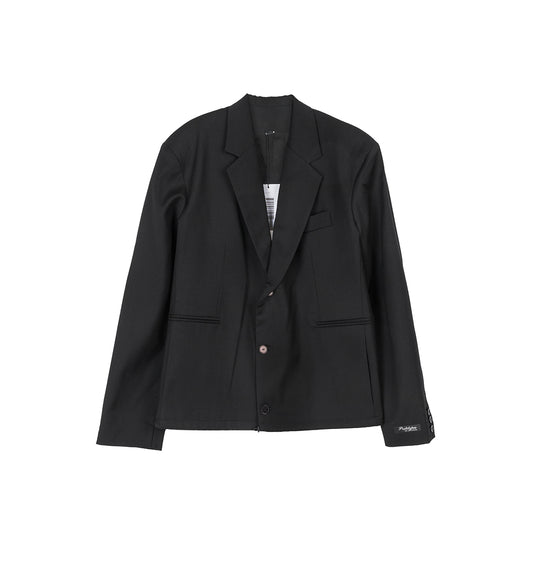 BACKLESS TAILORED JACKET MIX