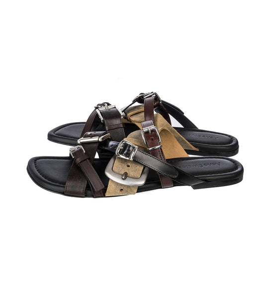 BELTIE SANDAL U MULTI BROWN