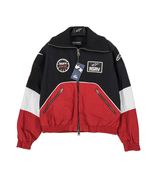 MEMORIES PADDED JACKET BLACK RED