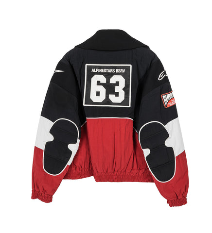 MEMORIES PADDED JACKET BLACK RED