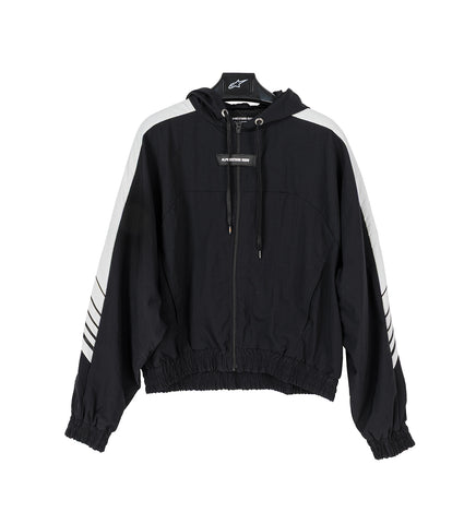CROSSOVER TRACKSUIT JACKET BLACK