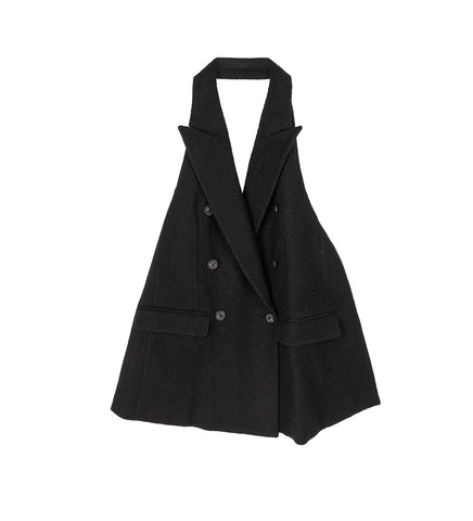 BLAZE APRON RITUAL BLACK MESH WOOL