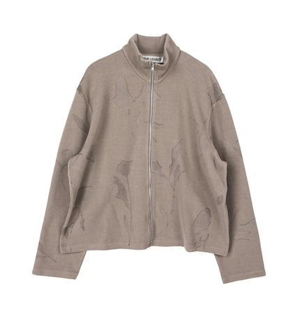 SHRUNKEN FULLZIP SILIT FLOWER ATHLETIC RIB