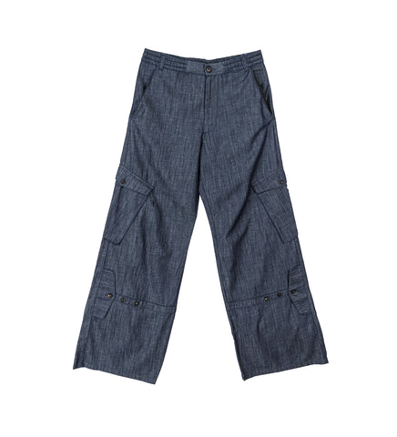 UTILITY POCKET LIGHT PANT BLUE DENIM