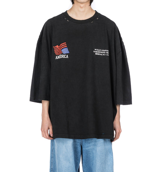 AMERICA COMMUNITY CENTER BUFFALO TEE BLACK BEAUTY