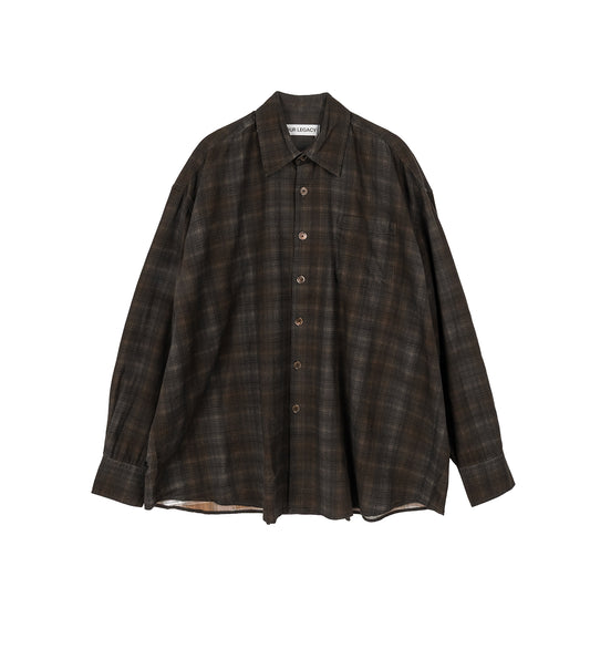 BORROWED SHIRT MORE CHECK PRINT