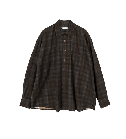 BORROWED SHIRT MORE CHECK PRINT