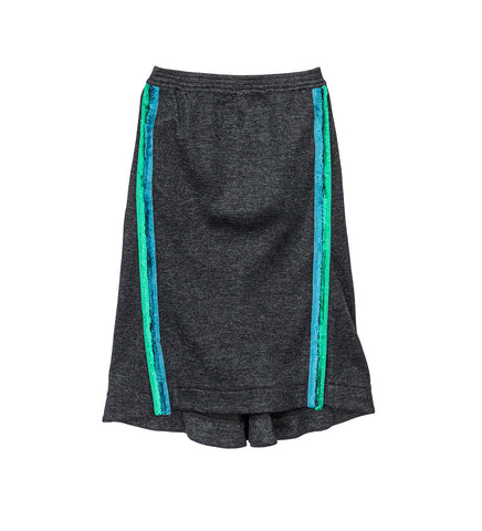 PLATH SKIRT ABYSS BLACK