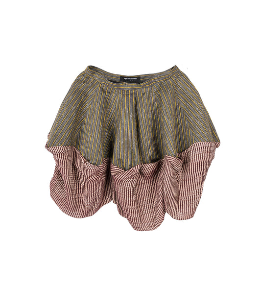 EVELYN SKIRT CHARCOAL/SUNSHINE