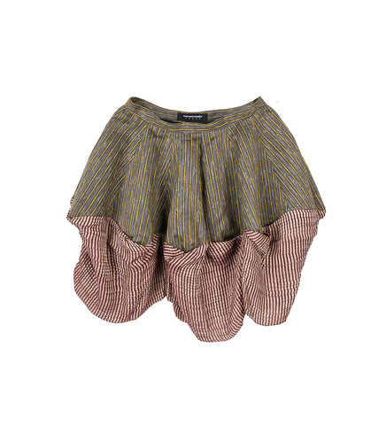 EVELYN SKIRT CHARCOAL/SUNSHINE