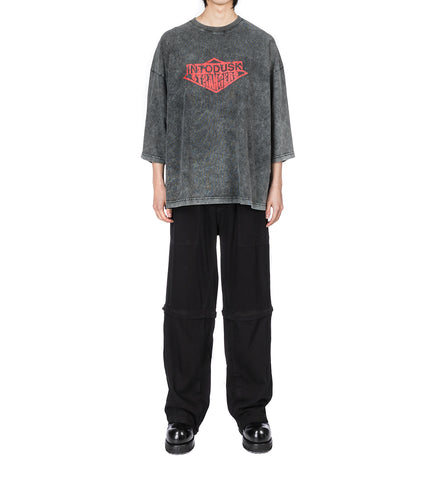 STRANGERS TEE WASHED BLACK