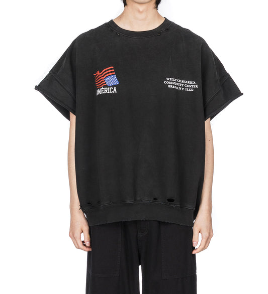 AMERICA MUSCLE TEE BLACK