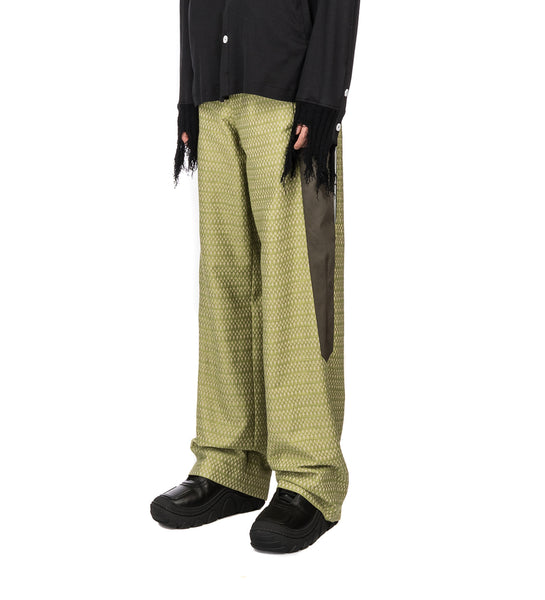 Kiko Kostadinov Black Tonkin Contrast Trousers Kiko Kostadinov