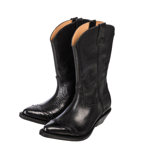 CONSULTANT BOOT DEEP BLACK LEATHER
