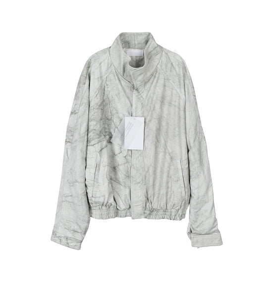 LEATHER BLADE JACKET ART GREY