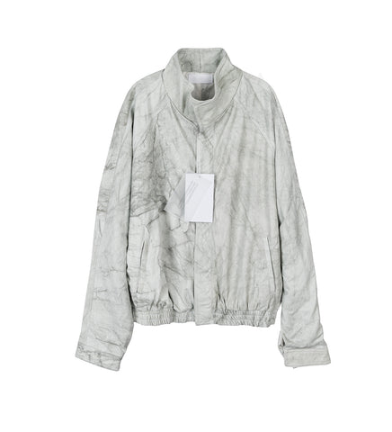 LEATHER BLADE JACKET ART GREY