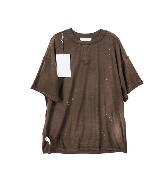 LOGO INSIDE OUT T-SHIRT BROWN