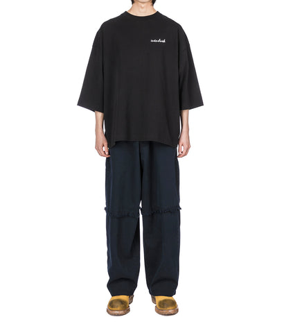 TRIPLE KNEE TROUSERS WASHED MIDNIGHT NAVY