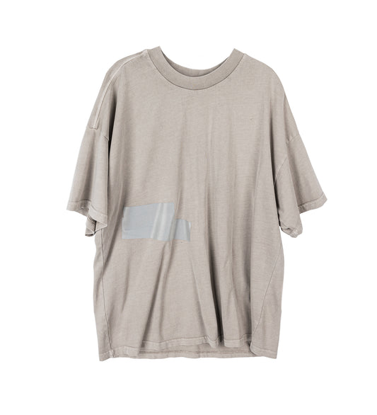 TAPED PATCH T-SHIRT LIGHT GREY