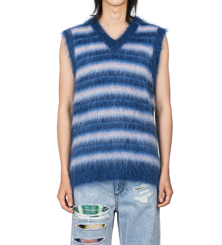 MARNI V-NECK SWEATER MAZARINE BLUE