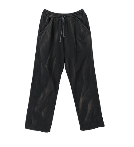 SWEATPANT THRASHED BLACK
