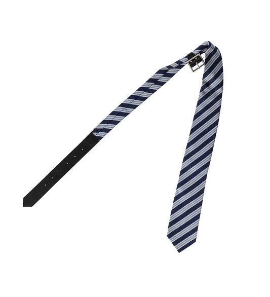 TIE STRAP CLOSURE LIGHT BLUE AND NAVY
