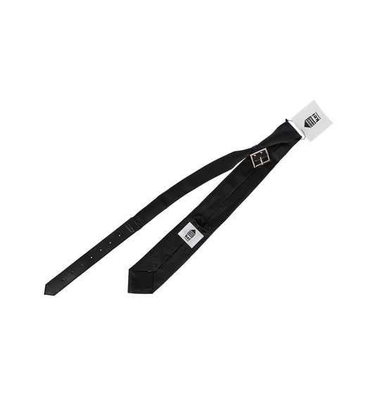 TIE STRAP CLOSURE BLACK