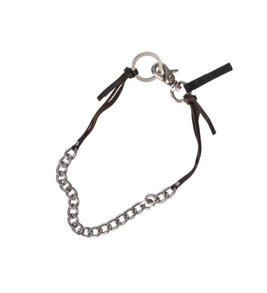MIXTURE LADON OILY BLACK LEATHER