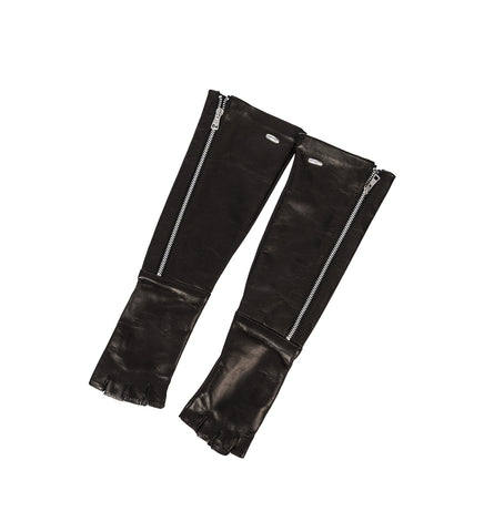 ZIPPED DINING GLOVE BLACK NAPPA