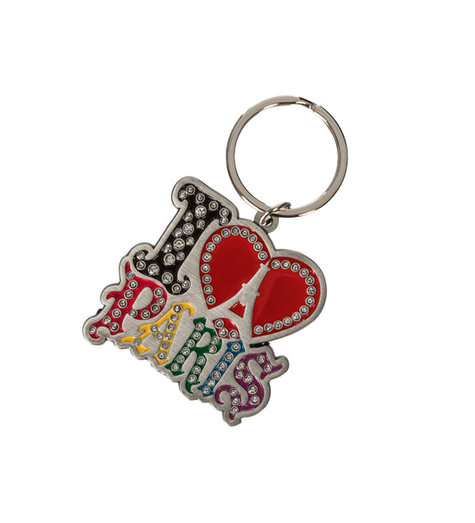 I LOVE PARIS KEYCHAIN MULTI